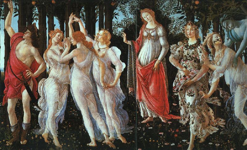 Sandro Botticelli Primavera Sweden oil painting art